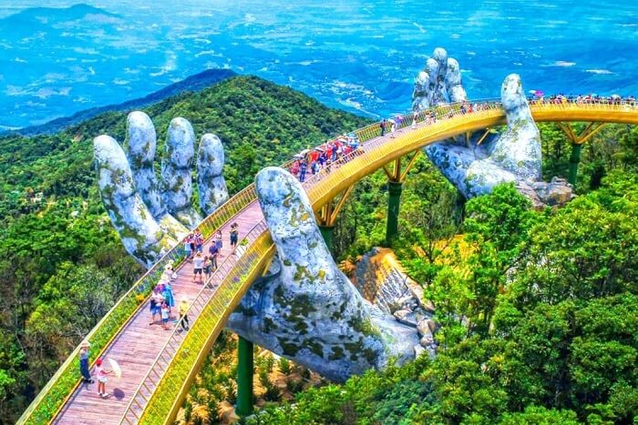 vietnam golden bridge