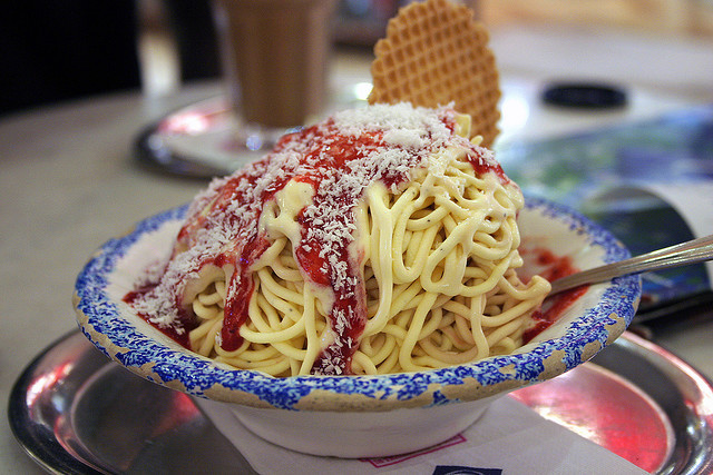 Spaghetti-Eis, Jerman