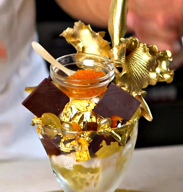 Golden Opulence Sundae