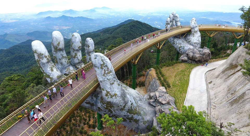 Golden Bridge, Ba Na Hills, Vietnam