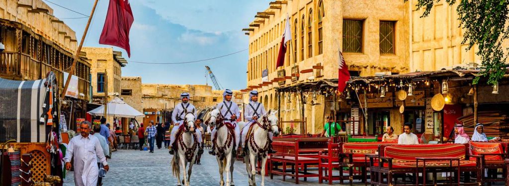 Souq Waqif di Doha, Qatar