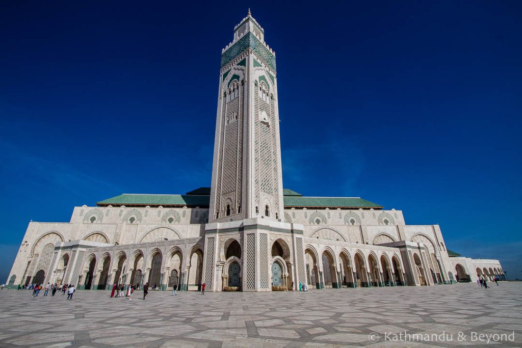 Masjid Hasan II Casablanca, Maroko memiliki menara tertinggi di dunia