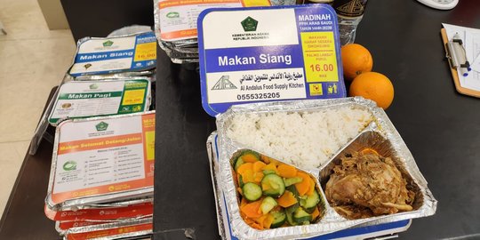 Menu makanan jamaah haji 2024