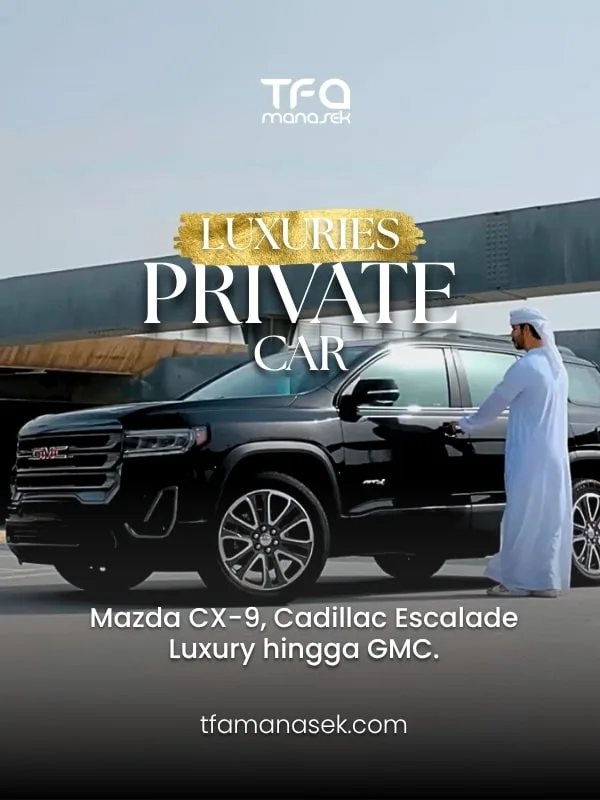 TFA manasek Handling Umroh B2B Saudi & Land Arrangement 15 TFA Luxury Car min