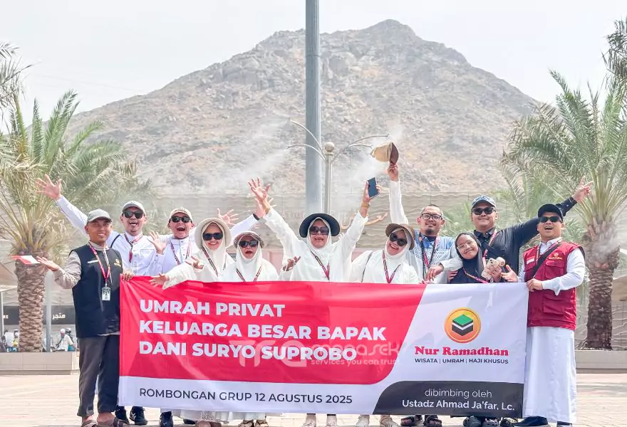 Indahnya Tadabbur di Jabal Khandamah 1 Nur Ramadhan Wisata Yogyakarta Bersama TFA manasek handling umroh terbaik dokumentasi umroh