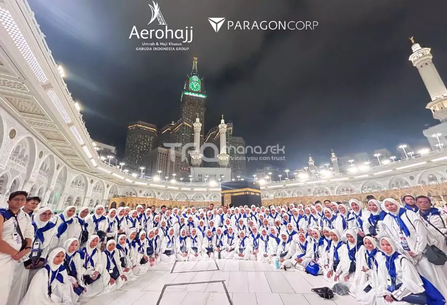Umroh Paragon Corp: Perjalanan Spiritual Karyawan dengan Sentuhan Premium Aerohajj & TFA manasek 2 umroh paragon corp handling umroh terbaik tfa manasek3
