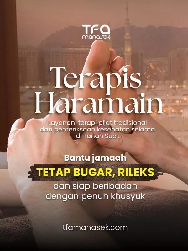TFA manasek Handling Umroh B2B Saudi & Land Arrangement 21 Layanan terapis haramain untuk travel umroh haji TFA manasek