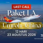 Terbatas! Paket LA Umroh Plus China 12 Hari Agustus 2026 Handling Comprehensive TFA manasek
