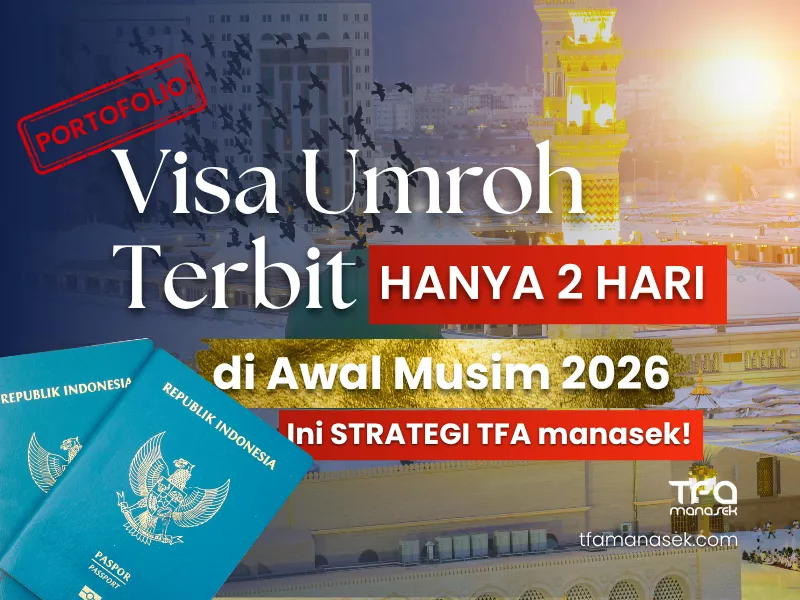 Visa Umroh Terbit 2 Hari di Awal Musim Portofolio Penanganan Visa TFA manasek land arrangement2