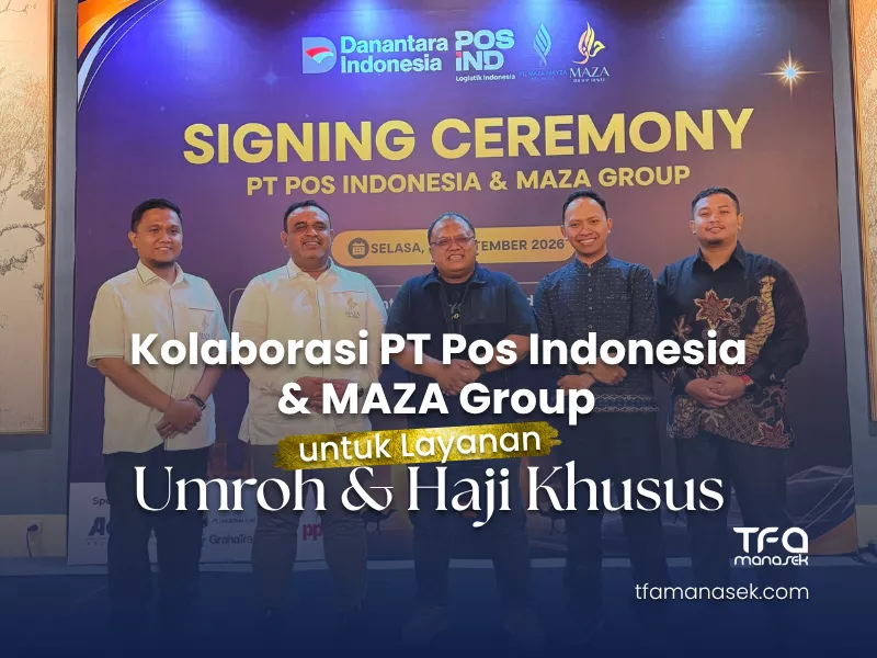 Corporate Partnership PT Pos Indonesia & MAZA Group tfa manasek